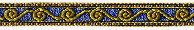 Dali Blue 3/4" Dog Collar