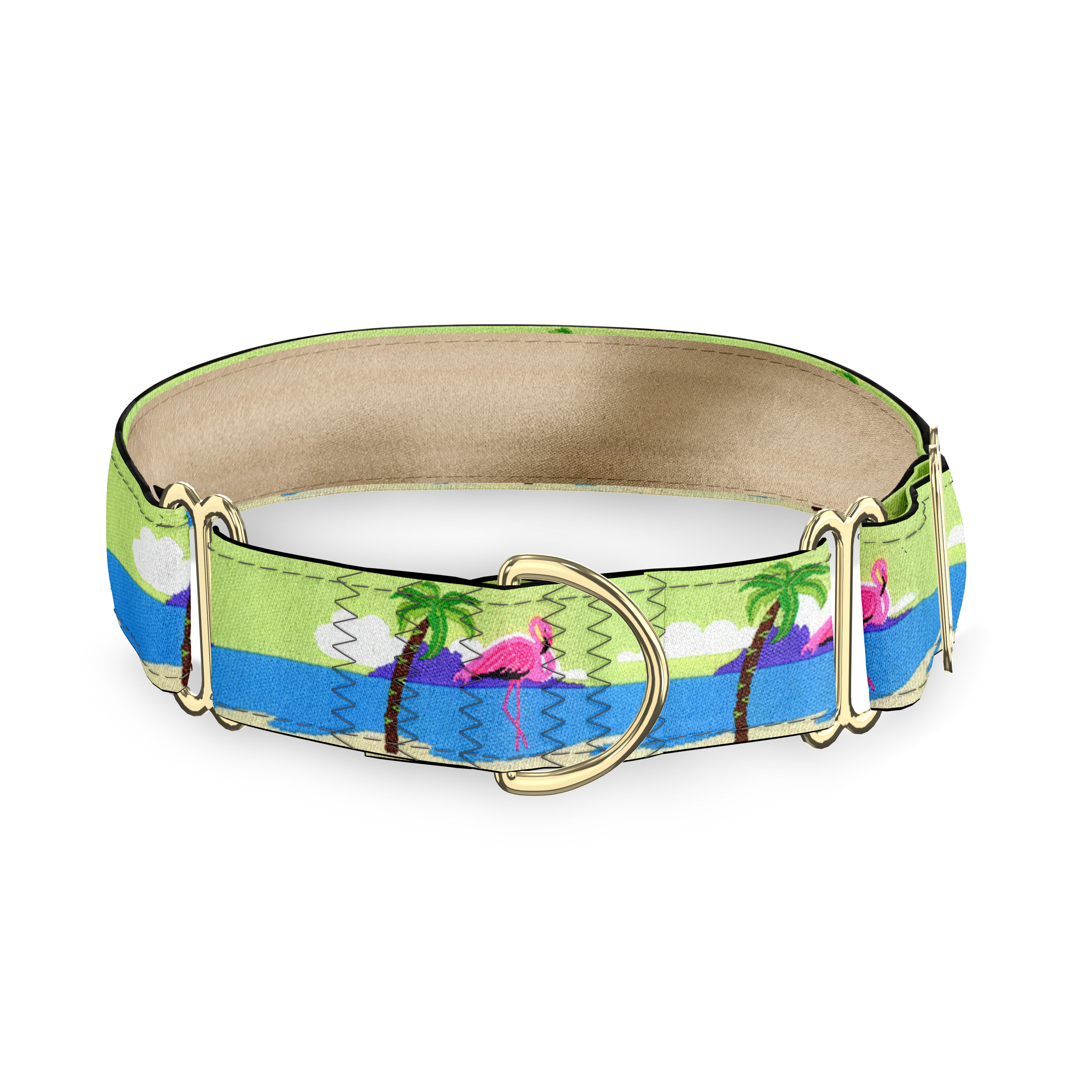 Flamingo Island Dog Collar