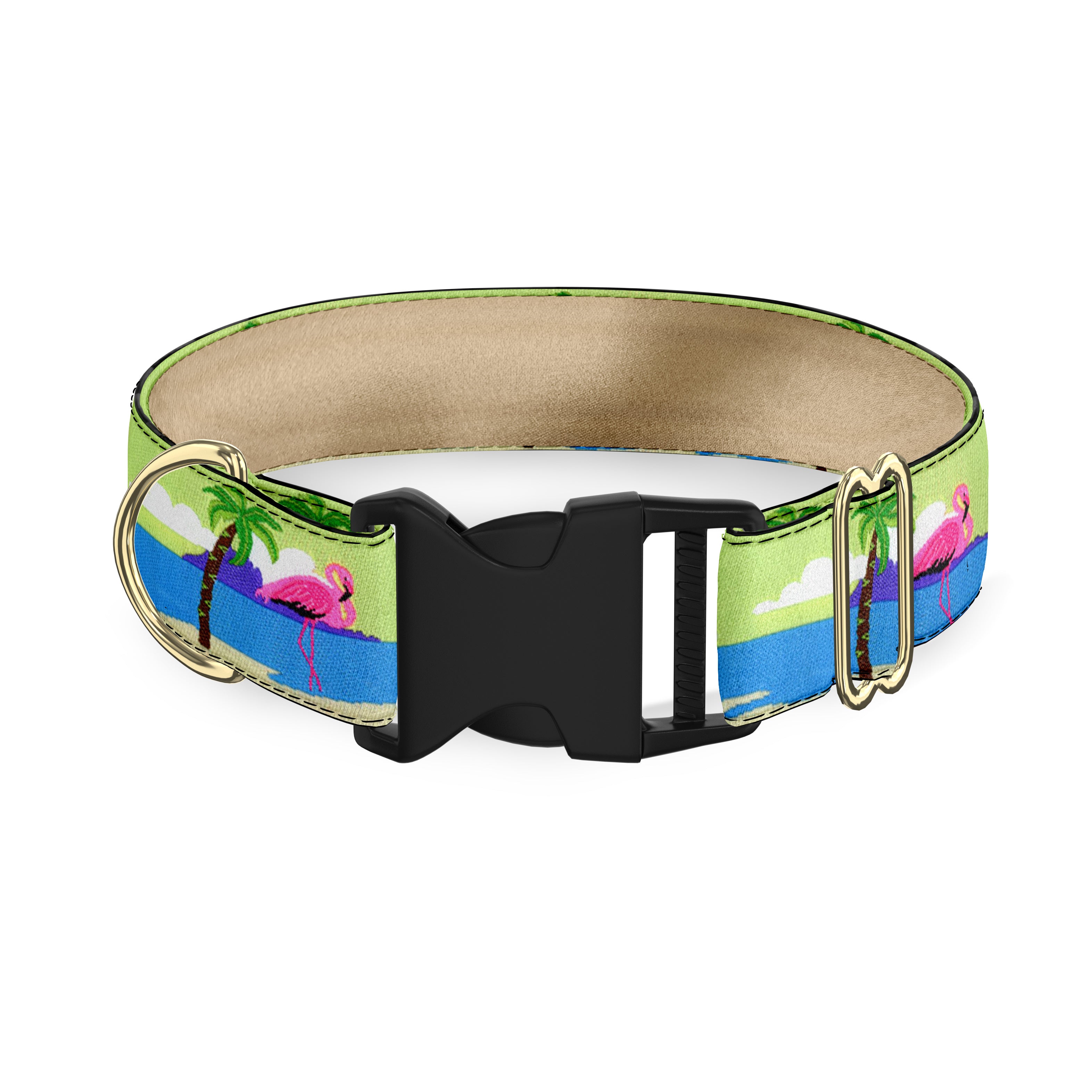 Flamingo Island Dog Collar