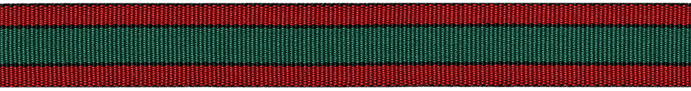 Holiday Stripes 5/8"  Dog Collar