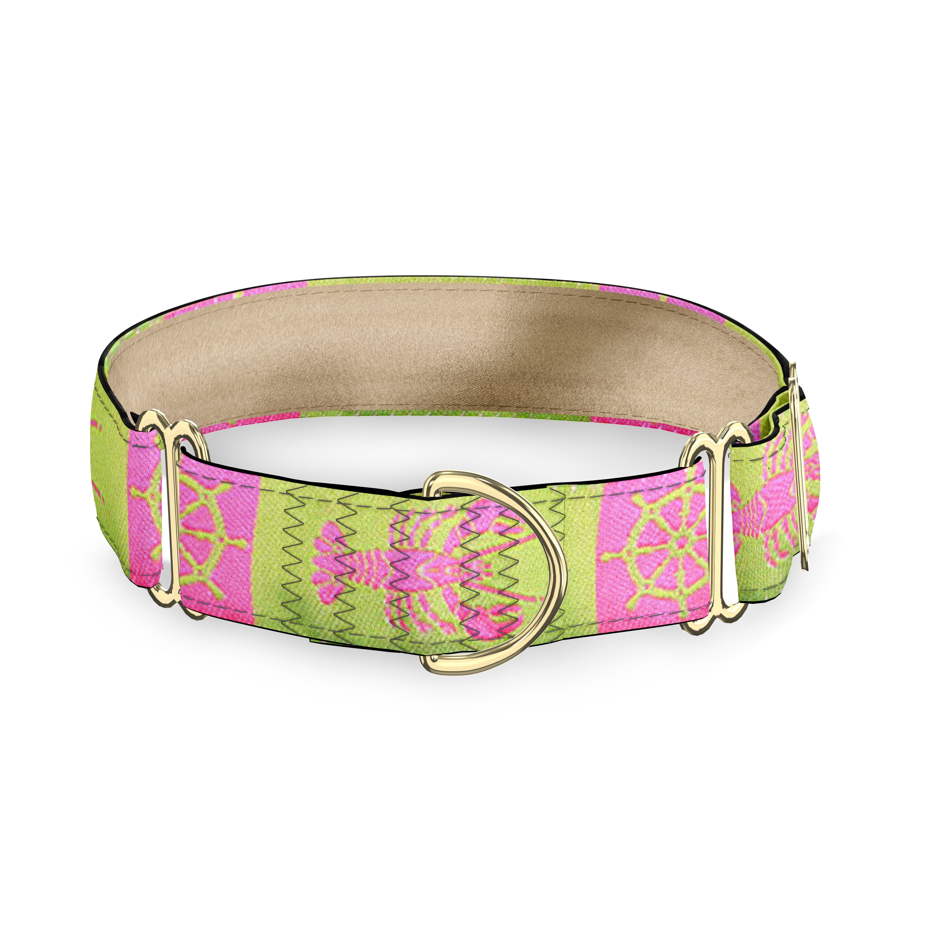 Kennebunkport Pink 1" Dog Collar