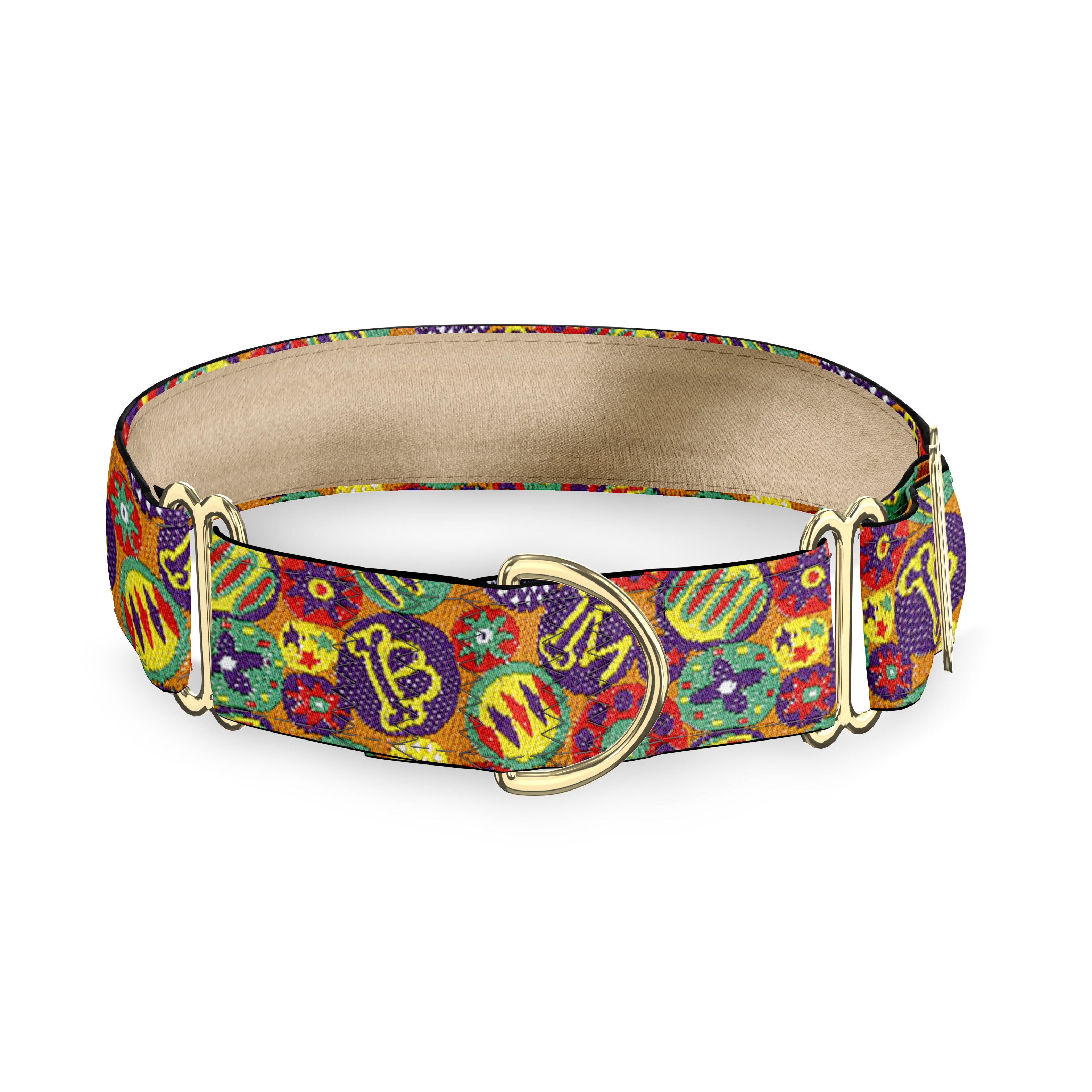 La Fabulous Terra Cotta Dog Collar