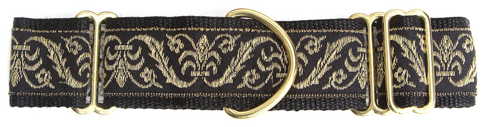 Napoleon Black 1.5" Dog Collar