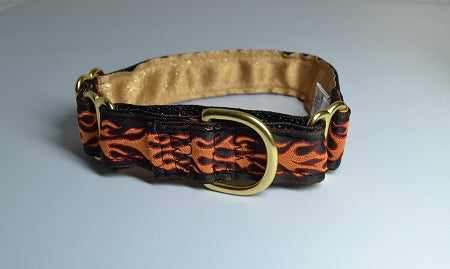 On Fire 1" Dog Collar