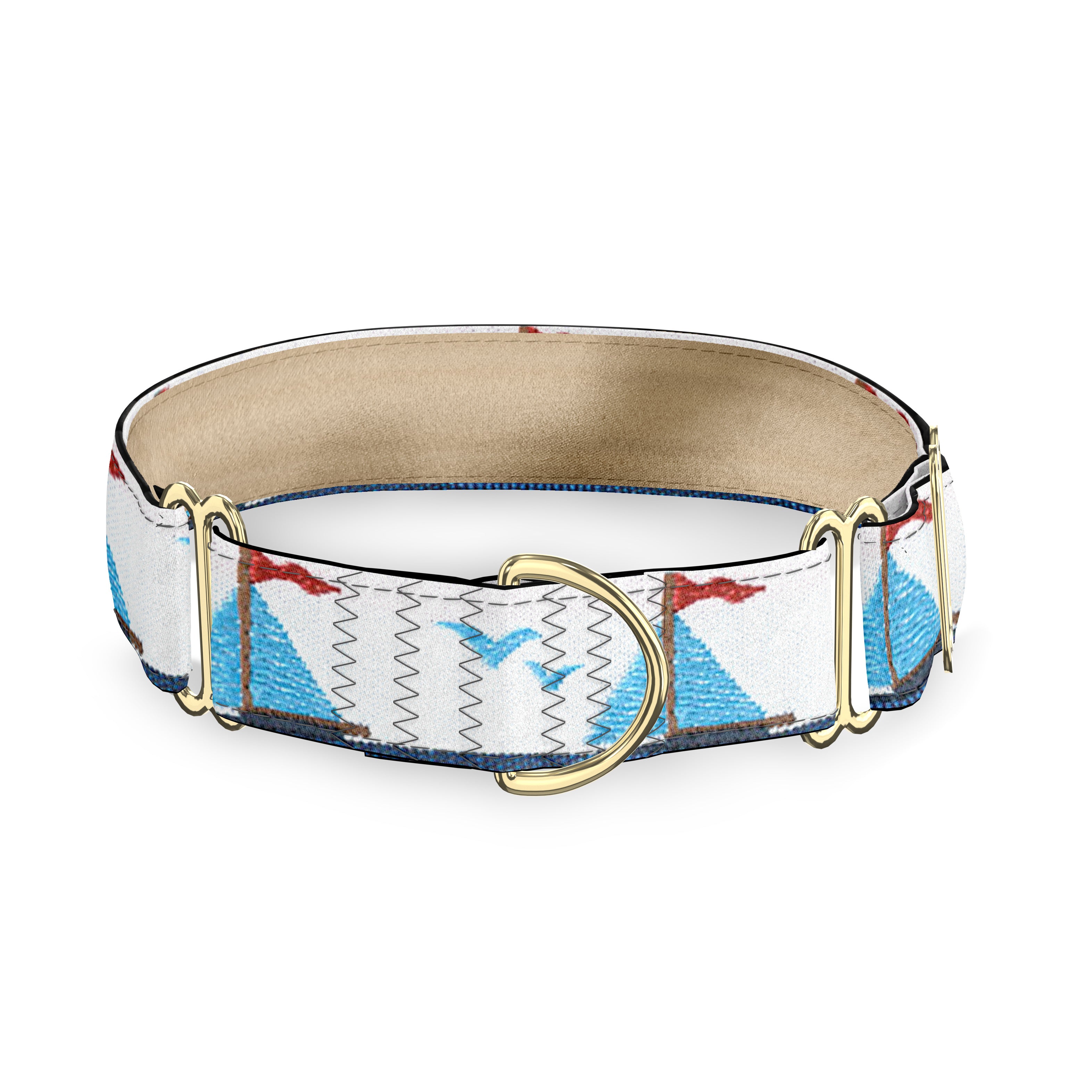 Sailboats Dog Collar