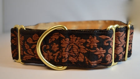 Victoria Brown 1.5" Dog Collar