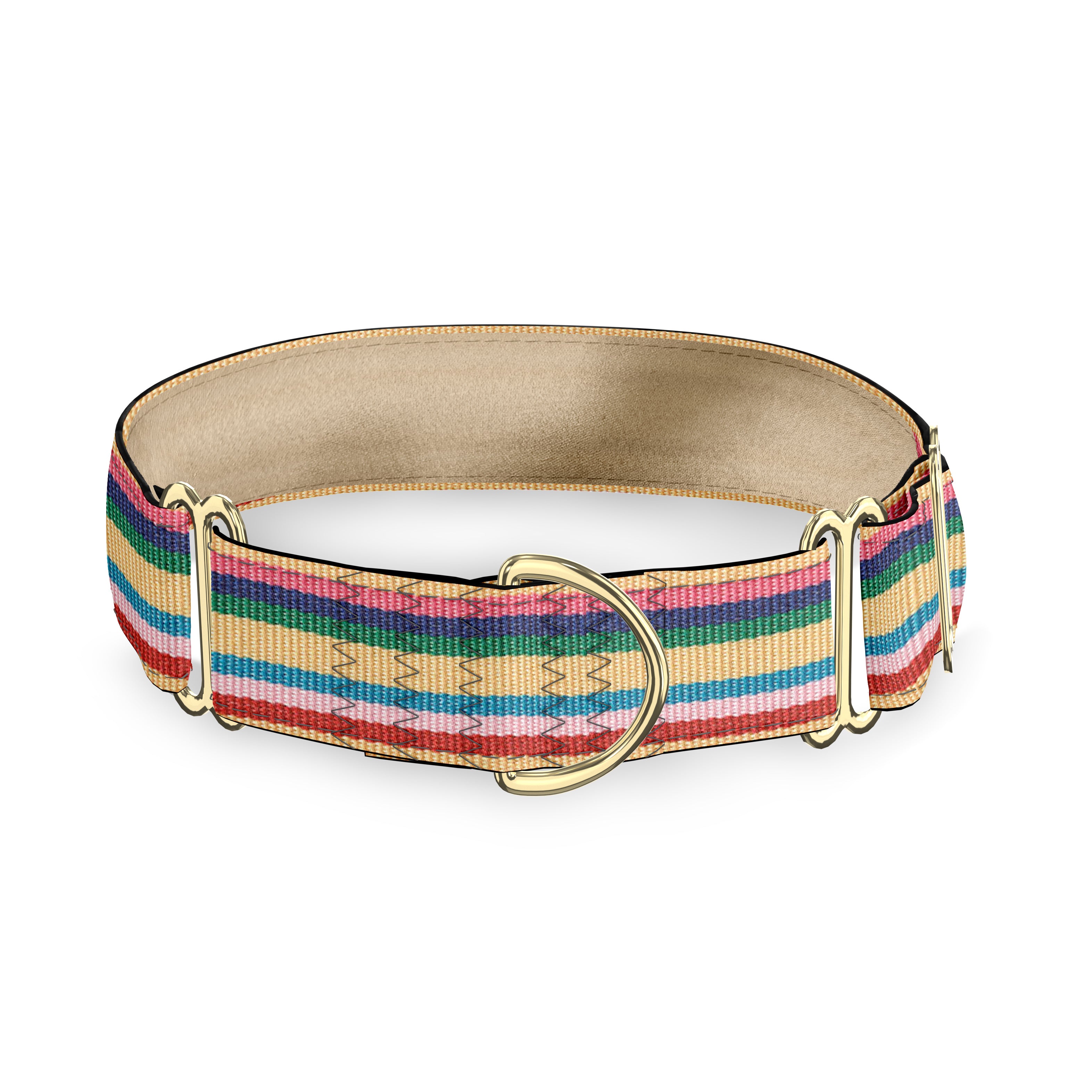 Yipes Stripes Beachnut Dog Collar