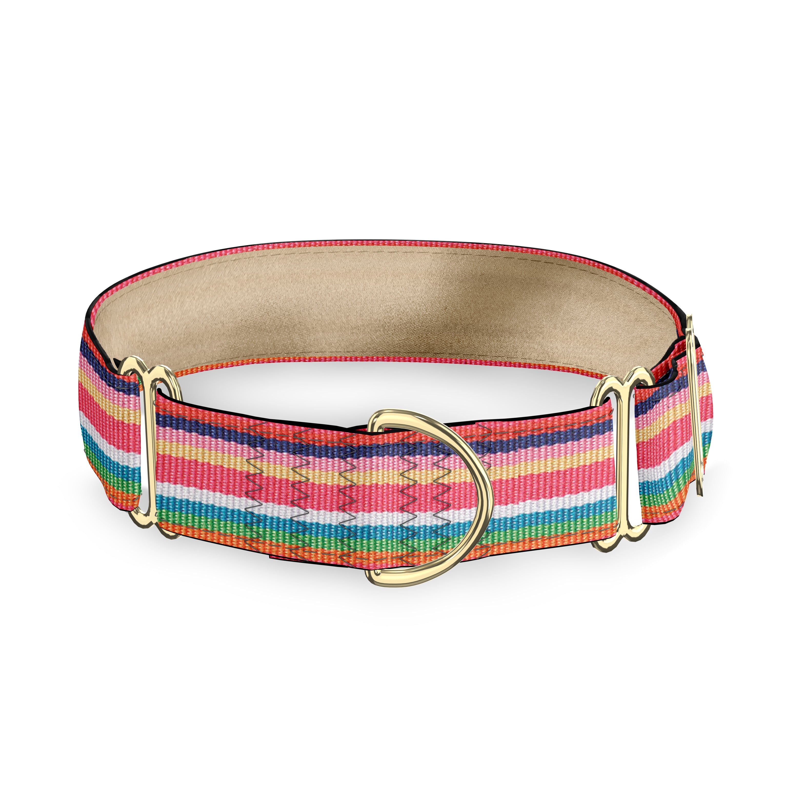 Yipes Stripes Bubblegum Dog Collar