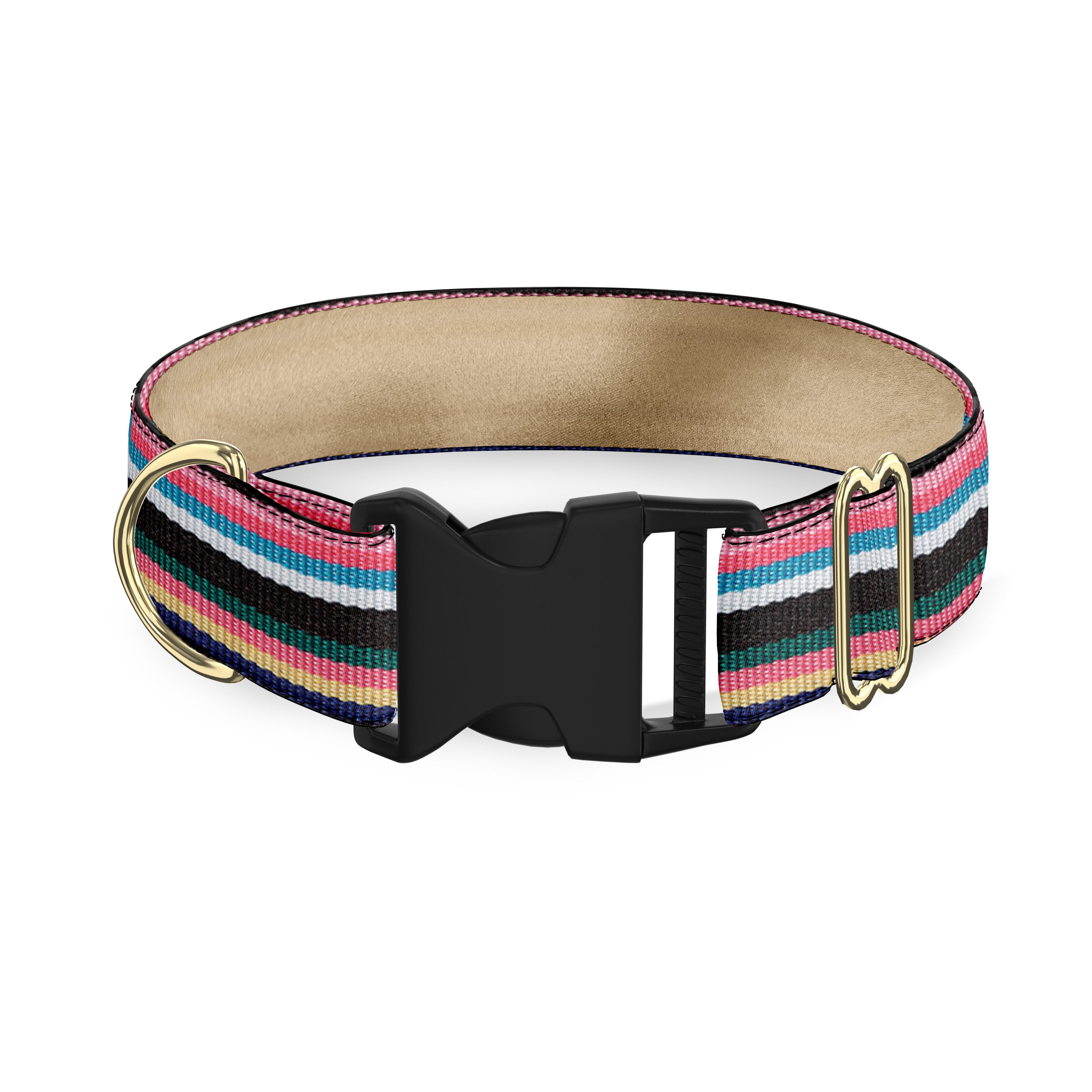 Yipes Stripes Licorice Dog Collar