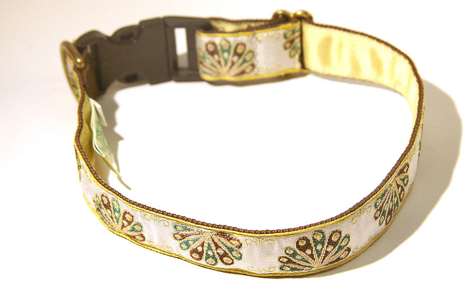 Oriental Fans White 1 inch Collar