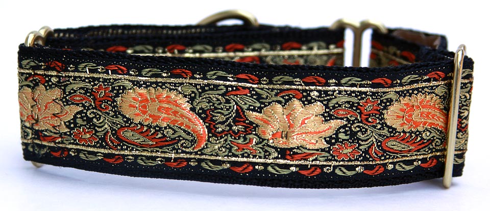 Paisley Flame 1.5 inch Collar