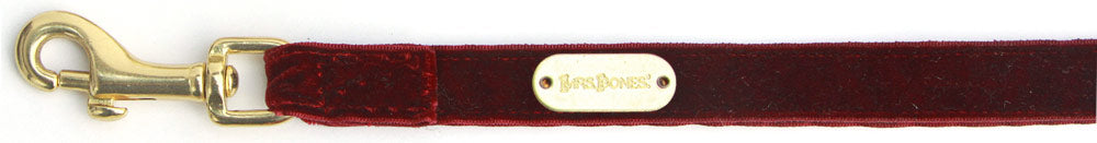 Garnet Velvet Leash