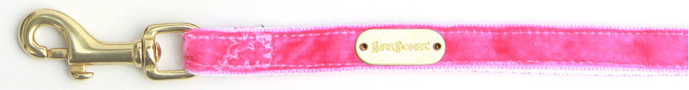 Hot Pink Velvet Leash