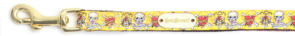 Skully Yellow Leash