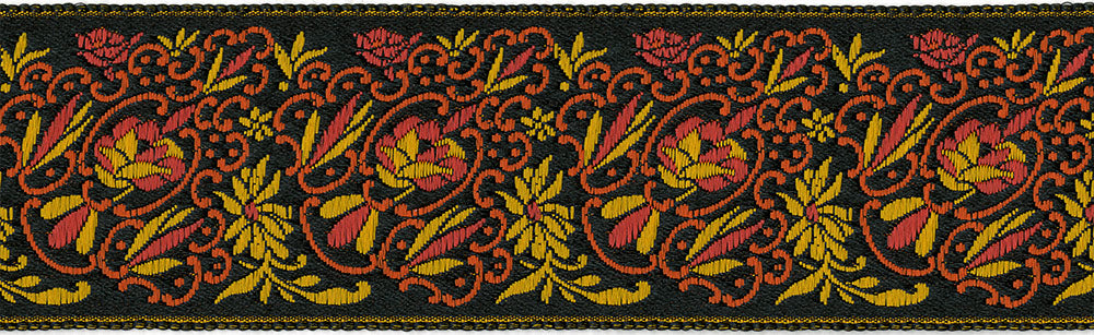 Ashley Floral 2 inch Masterpiece Dog Collar