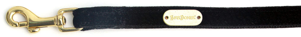 Edwardian Black 3/4" Dog Collar