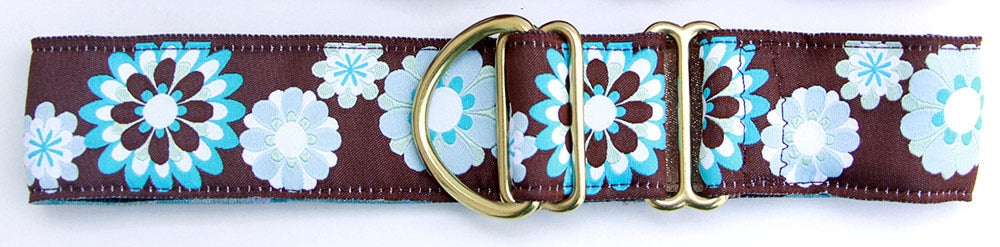 Carnaby Brown and Blue Dog Collar