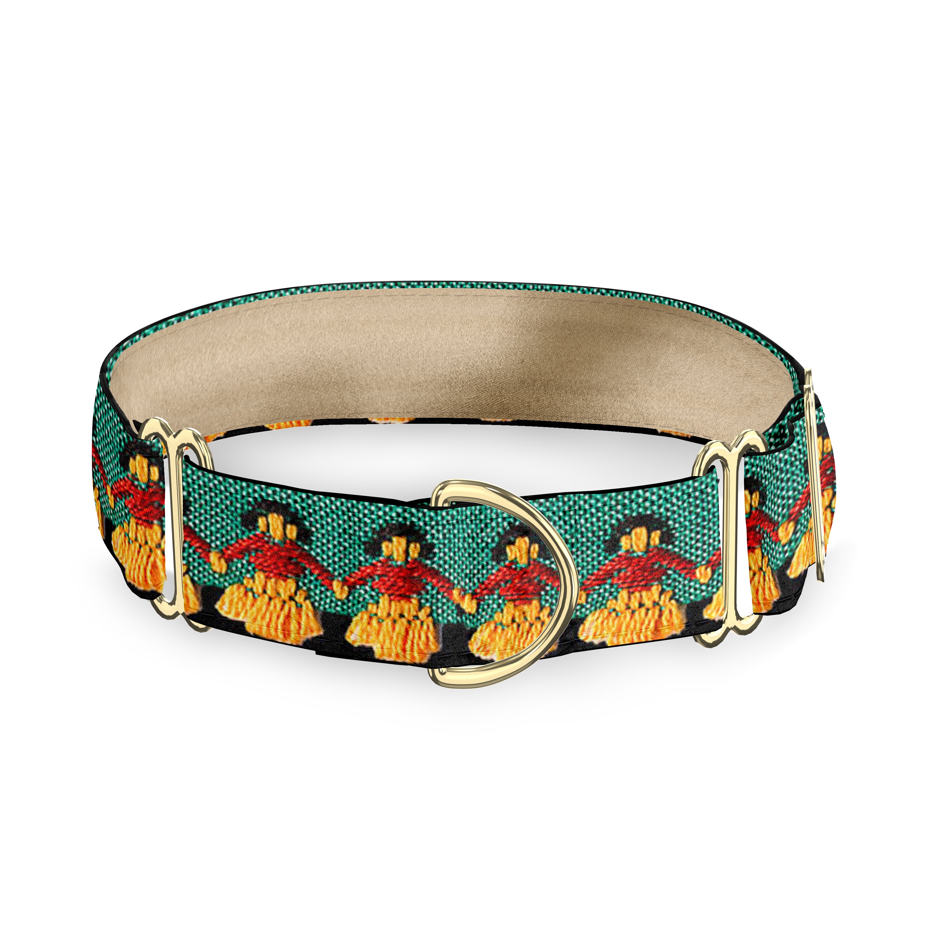 Hula Girls 5/8" Dog Collar