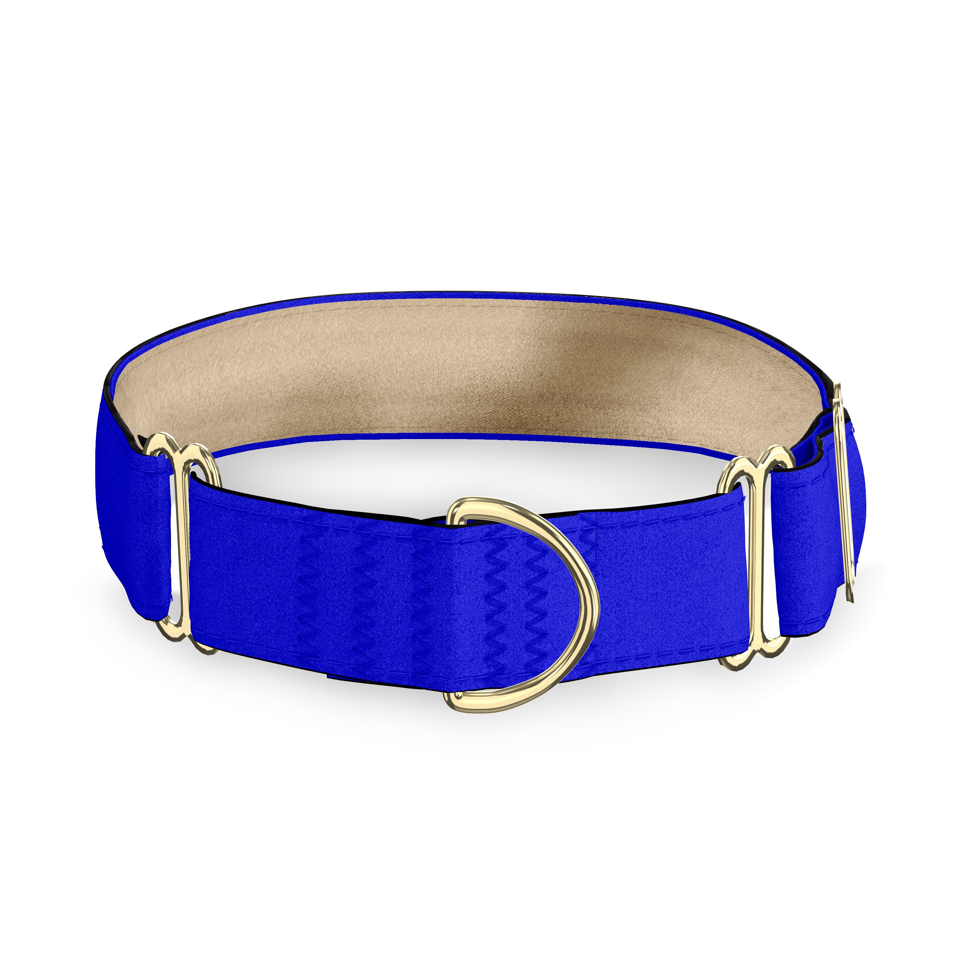 Royal Blue Velvet Dog Collar