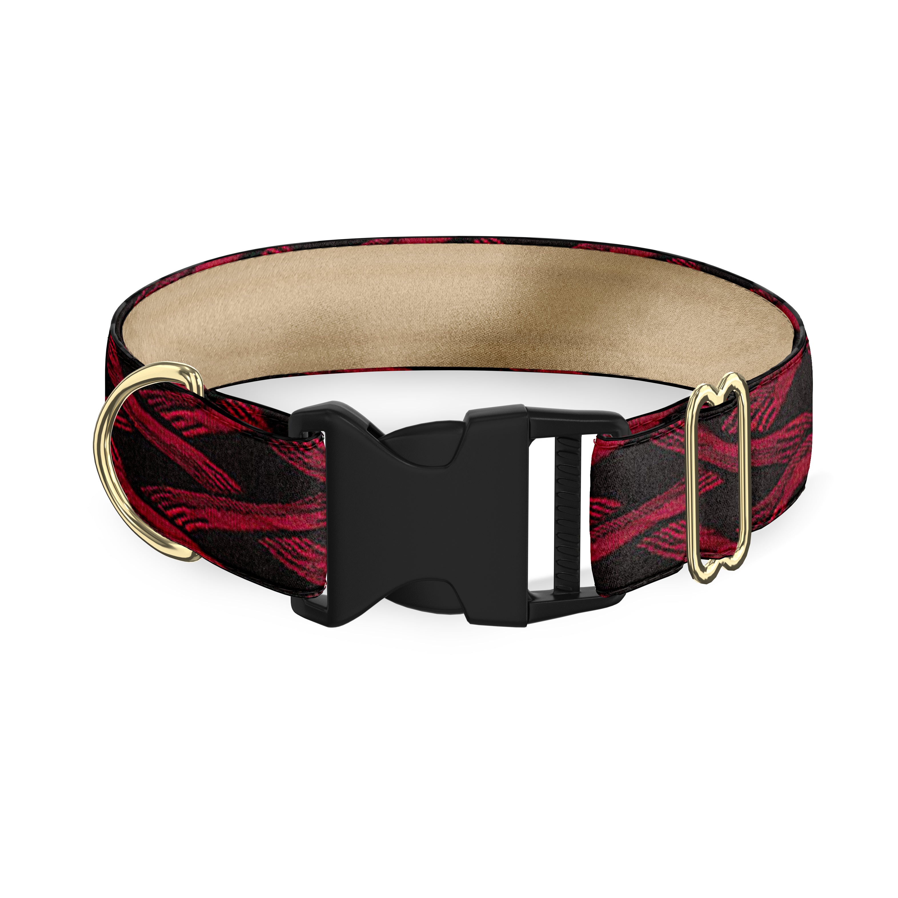 The Weave Red 1.5" Collar