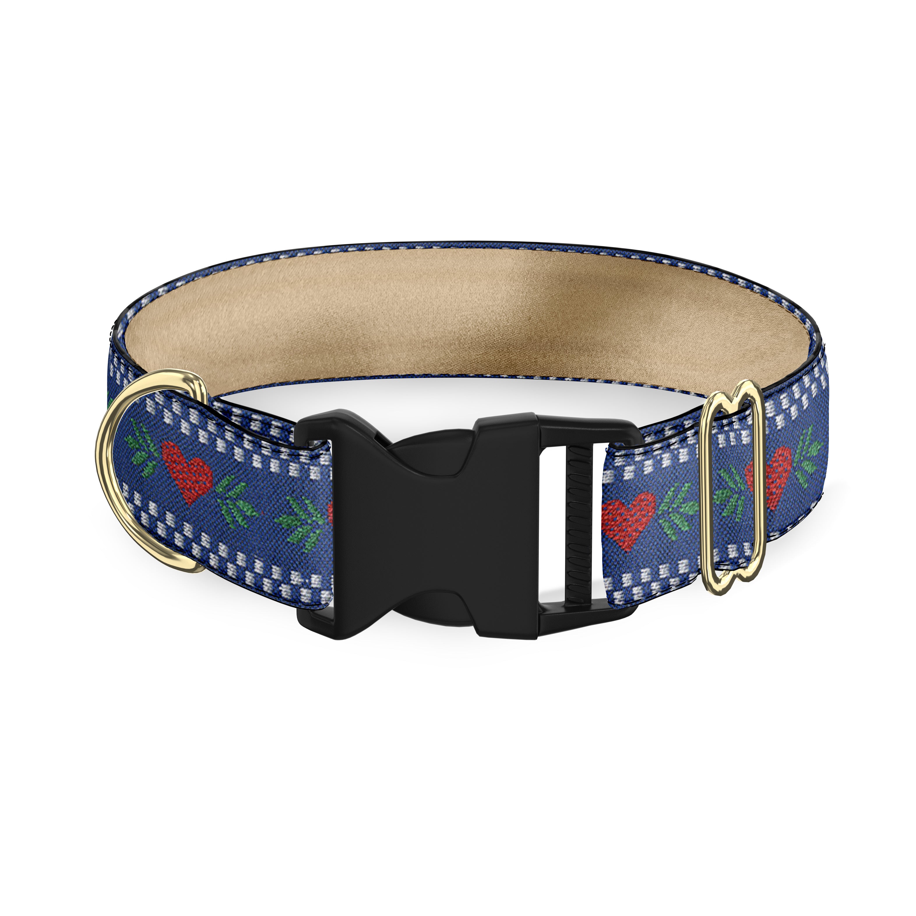Country Hearts Dog Collar
