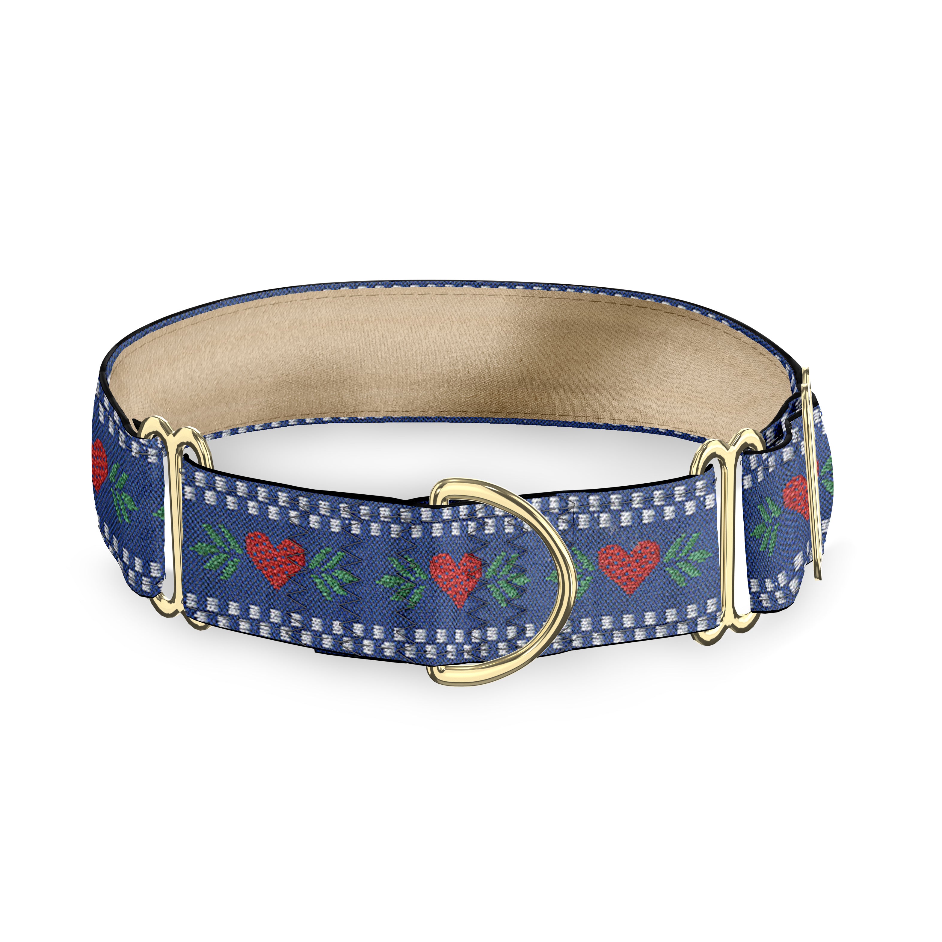 Country Hearts Dog Collar