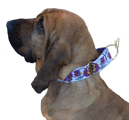 Pansy Purple 2" Masterpiece Dog Collar
